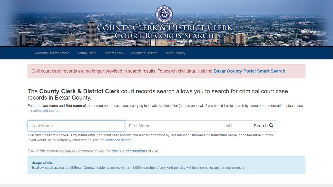 Court Records Search